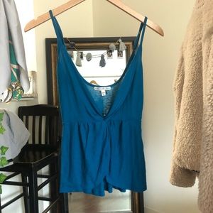 Turquoise tank top